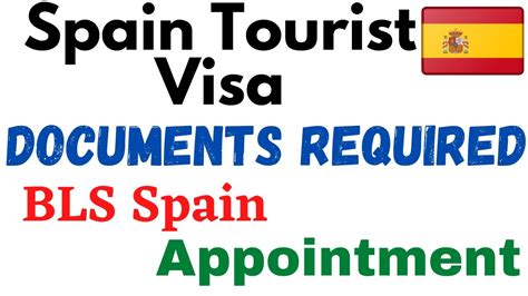 Spain visa appointment | BLS Spain visa appointment | study tourist visa and study visa ...