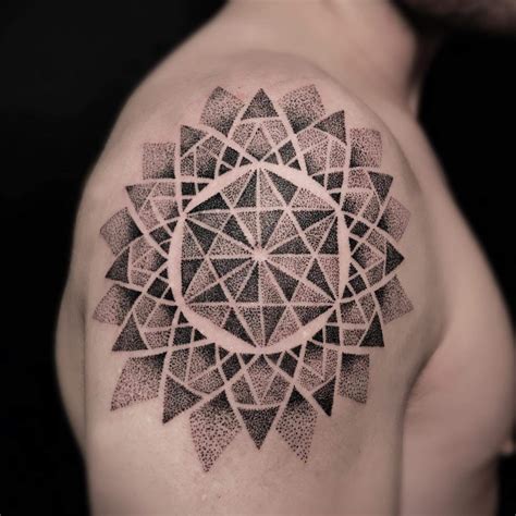 Flower Of Life Dotwork Tattoo | Best Flower Site