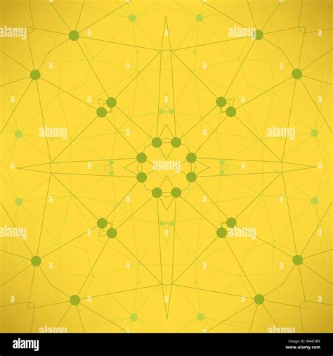 Yellow Particlem Background, Molecule Structure Stock Photo - Alamy