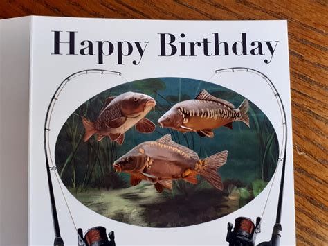 Fun Funny Fishing Birthday Card for the Fisherman to the - Etsy