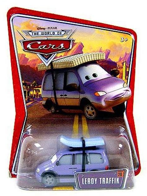 Disney Pixar Cars The World of Cars Series 1 Leroy Traffik 155 Diecast Car Mattel Toys - ToyWiz