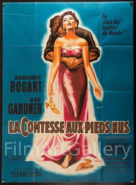 The Barefoot Contessa Vintage French Movie Poster