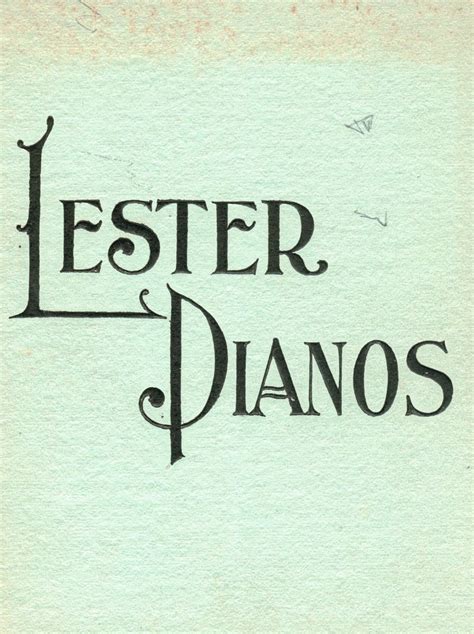 Lester - Antique Piano Shop