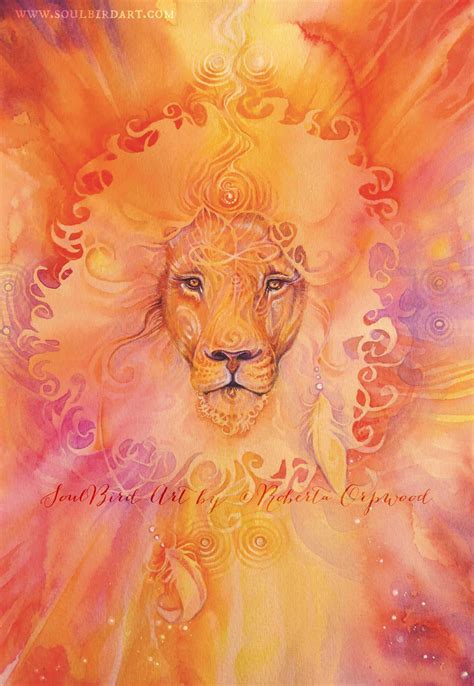 Lion Spirit Animal Art Print / A3 - Etsy UK | Spirit animal art, Lion ...