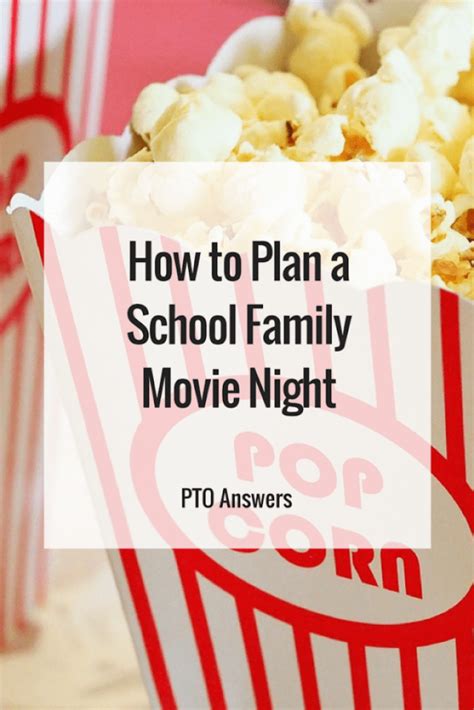 How to Plan a School Family Movie Night | Movie night fundraiser, Movie ...