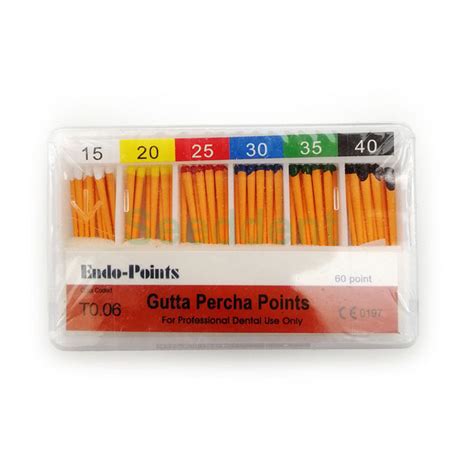 Dental Endo Gutta Percha Points 06 Taper 60 Point SE-G006