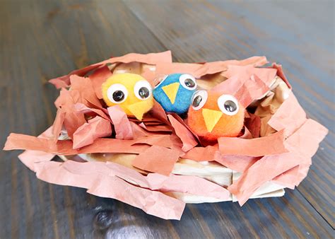 Paper Bag Bird Nest Craft 10 | Woo! Jr. Kids Activities