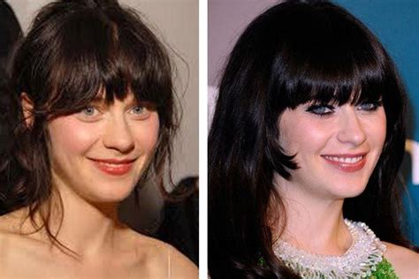 Zooey Deschanel Nose Job Before & After | Plastic surgery, Celebrity ...