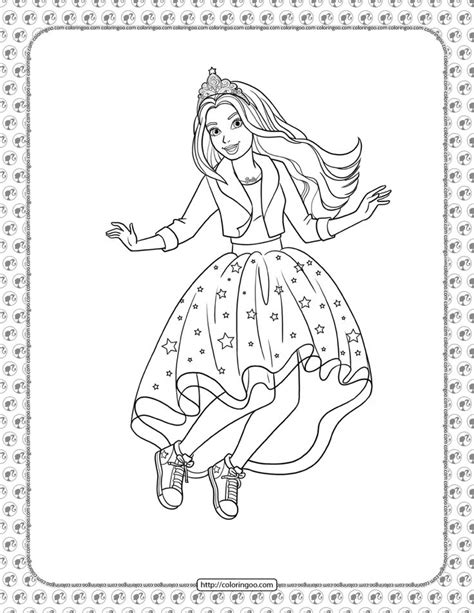 Barbie Princess Adventure Coloring Pages 11 | Coloring pages, Coloring books, Unicorn coloring pages