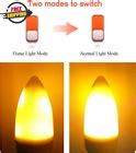 LED Flame Light Bulb E12 Candelabra Base 3W 2 Mode LED Flickering Bulb Candelabr | eBay