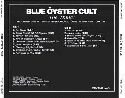 History of All Logos: All Blue Oyster Cult Logos