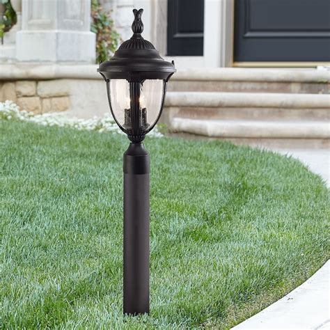 John Timberland Traditional Outdoor Post Light Fixture LED Black 35 1/2 ...