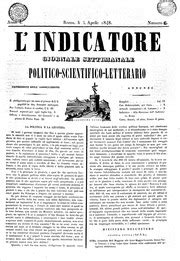 Indicatore (L') 1848-04 : Indicatore (L') : Free Download, Borrow, and Streaming : Internet Archive