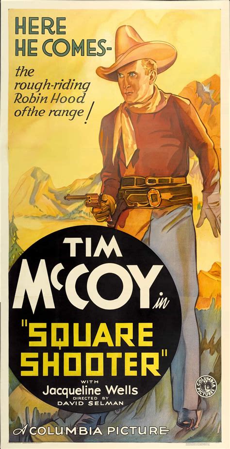 Square Shooter Vintage Cowboy Poster, 1935