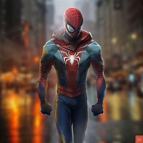 Spider Man Costume Concept Art