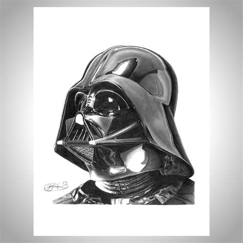 Darth Vader Pencil Sketch