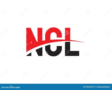 NCL Letter Initial Logo Design Vector Illustration Stock Vector ...