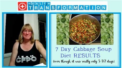 My 7 Day Cabbage Soup Diet Results