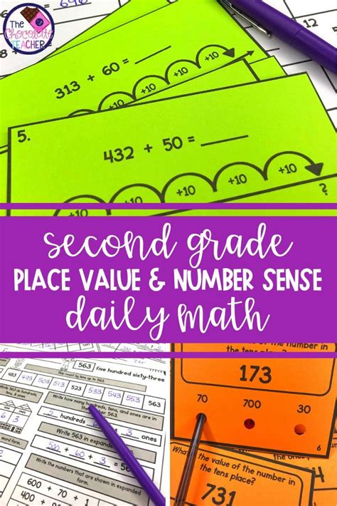 Place Value Worksheets 2nd Grade Math Practice - Number Sense Activities | 2nd grade math ...