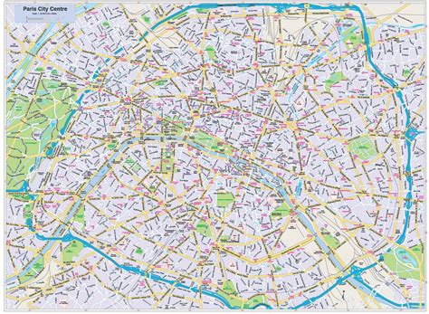 Paris city map (style 2) in Illustrator CS or PDF format - City Maps - Special Offers