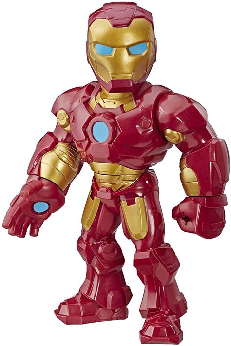 Playskool E4150 Heroes Marvel Super Hero Adventures Mega Mighties Iron Man Collectible 10-Inch ...