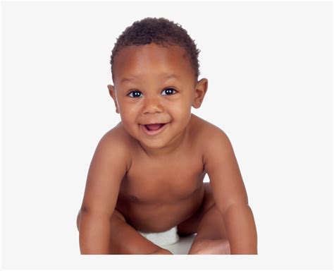 Happy African American Baby - African Baby Transparent PNG - 486x600 ...