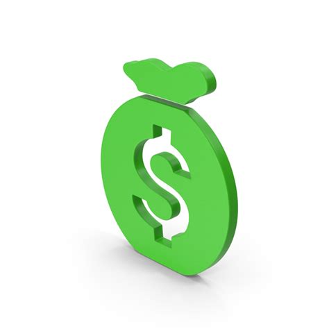 Green Symbol Money Bag PNG Images & PSDs for Download | PixelSquid - S118103484