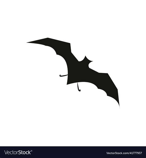 Bat icon animal simple icon Royalty Free Vector Image