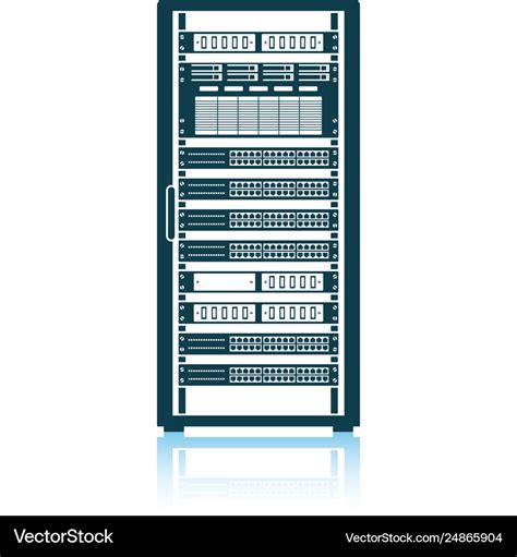 Server rack icon Royalty Free Vector Image - VectorStock