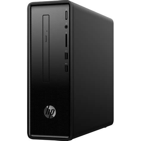 HP Slimline Desktop Tower Computer, Intel Celeron G4900, 4GB RAM, 500GB HD, DVD Writer, Windows ...