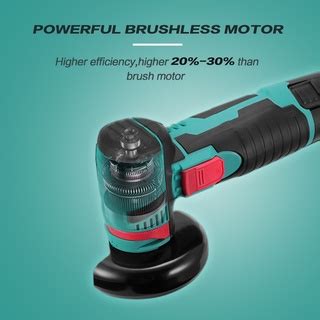 KEELAT Mini Cordless Angle Grinder Brushless Grinder Battery Portable ...