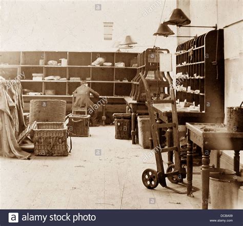 Post Office Parcel Sorting Room Victorian period Stock Photo ...