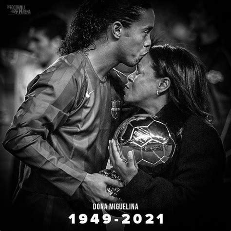 Former Barcelona star Ronaldinho's mother, Dona Miguelina dies of COVID-19