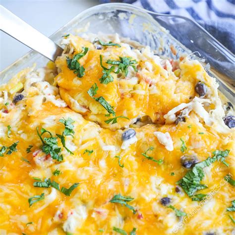 Chicken Burrito Casserole · Easy Family Recipes