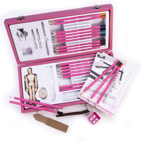 Royal and Langnickel Pink Art 32pc Sketching and Drawing Set - Walmart ...