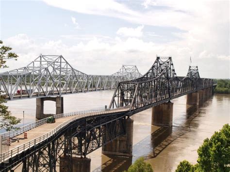 Mississippi River Bridges stock photo. Image of vicksburg - 94395328