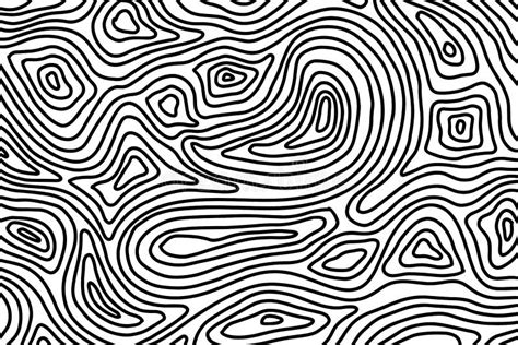 Black and White Wave Pattern. Abstract Background. Vector Illustration ...