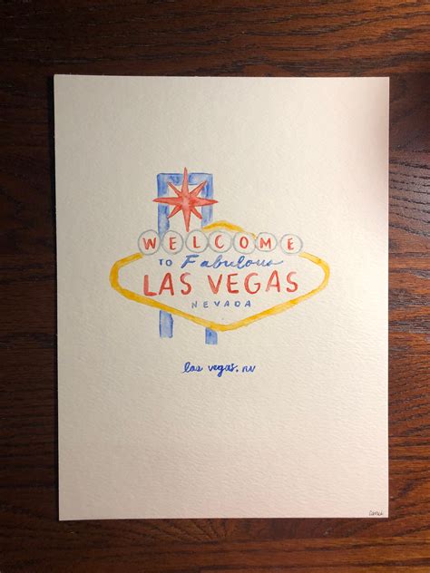 Las Vegas Sign Art - Etsy