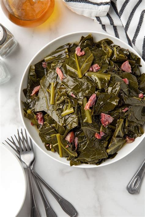 Slow Cooker Collard Greens and Ham Hocks | The Blond Cook