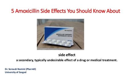 Important side effects of Amoxicillin (Amoxil)