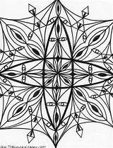 Kaleidoscope Coloring Pages – Free Printable Sheets  The Barn sketch template