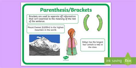 👉 Parenthesis Poster | KS2 Punctuation (teacher made)