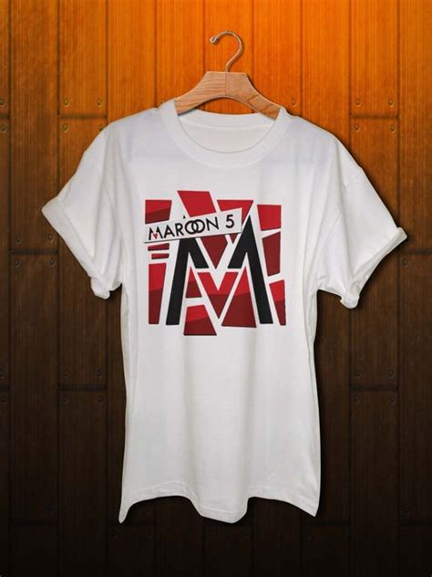 maroon 5 shirt maroon 5 band logo shirt tshirt by Legowocloth99