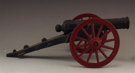 Vintage Cast Iron Toy Cannon | EBTH