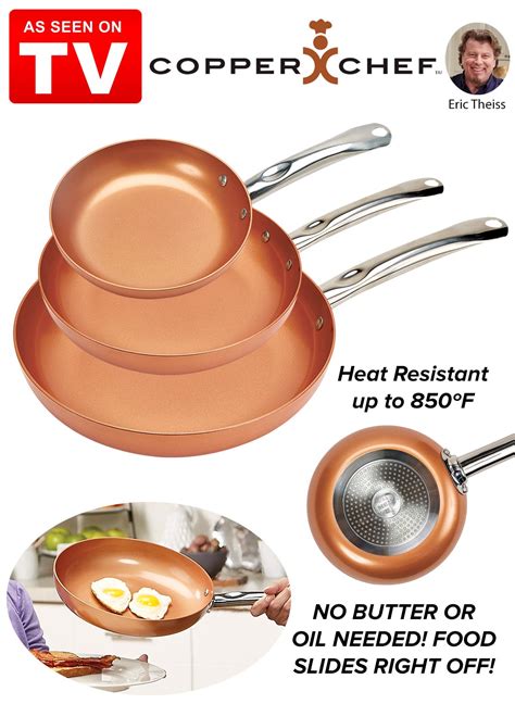 Copper Chef 3 Pan Set | CarolWrightGifts.com