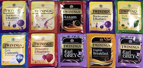 Twinings Tea Refill Box 10 Assorted Flavours, 100 Individually Wrapped ...