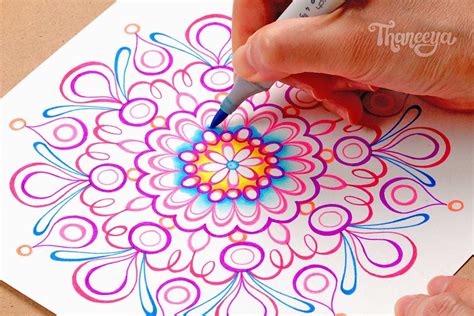 How To Draw A Simple Mandala