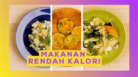 Menu Diet Kalori Makanan Untuk Diet