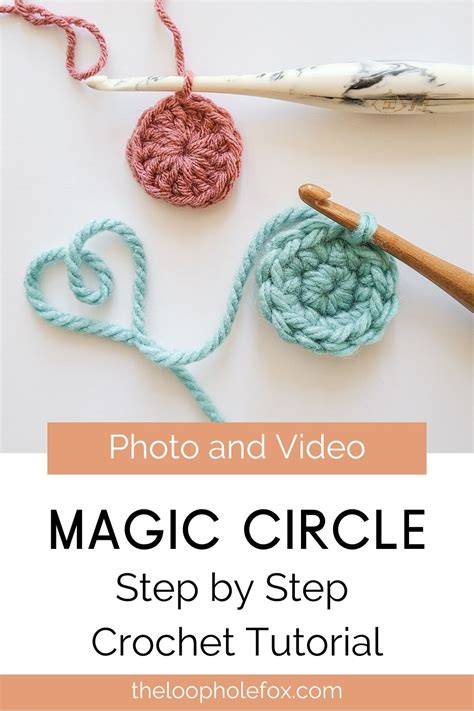 How to Crochet a Magic Circle (Magic Ring) Step-by-Step Tutorial