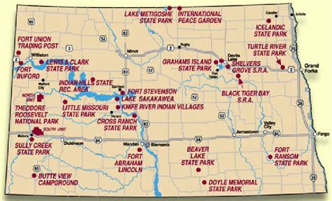 South Dakota State Parks Map